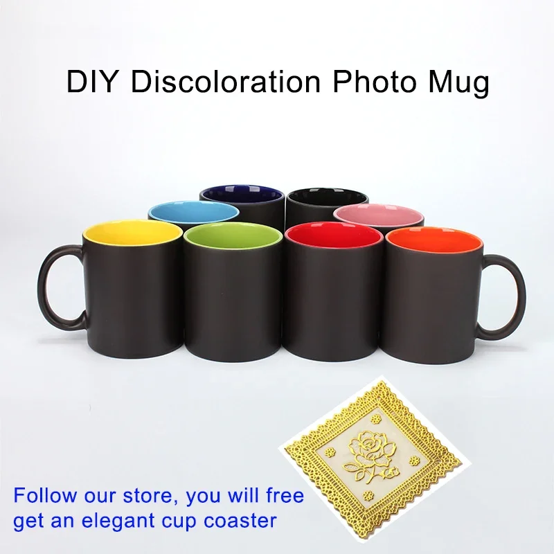 Coffee Tea Photos - Cor preta mudando caneca de café,