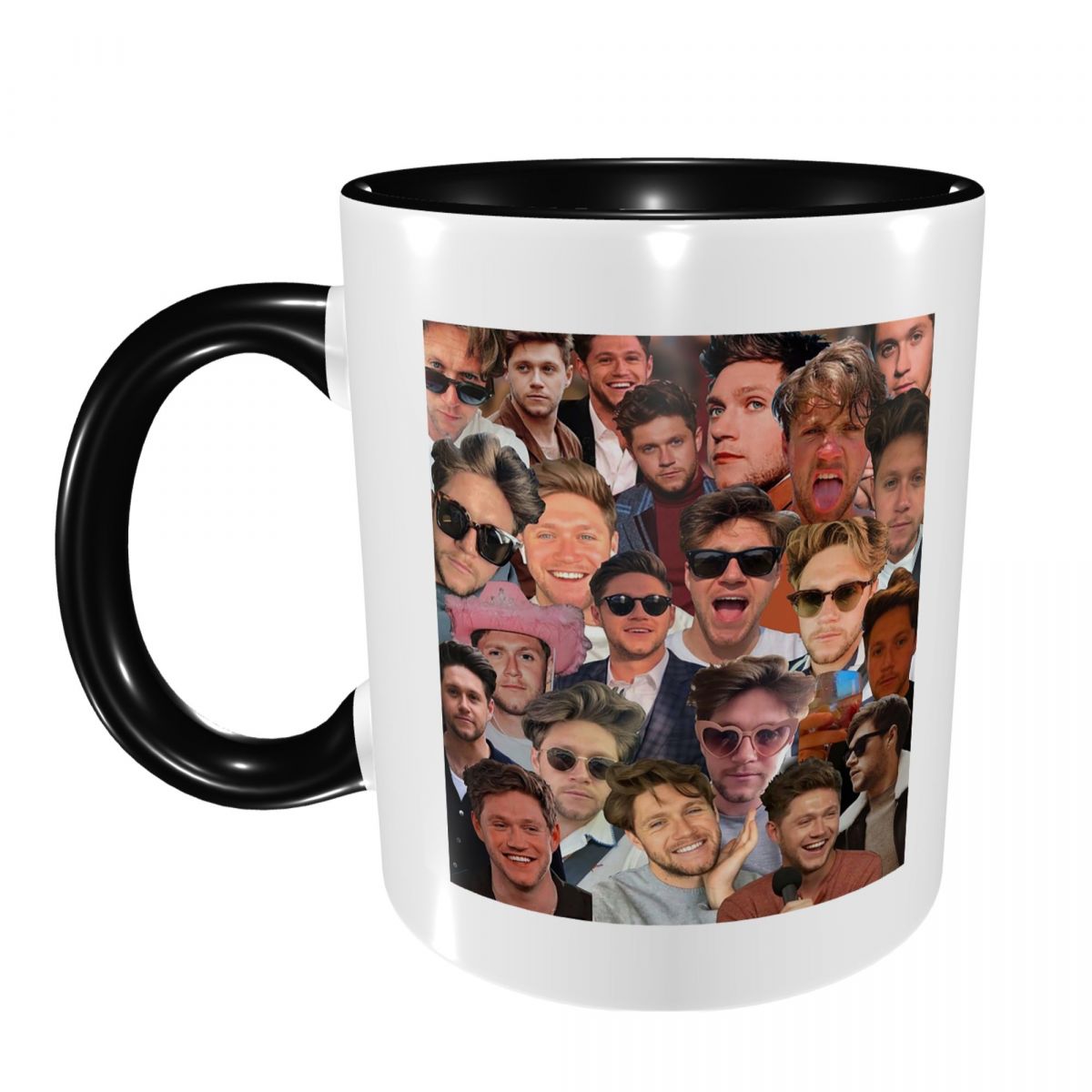Coffee Tea Photos - Caneca de Cerâmica Engraçada com Colagem