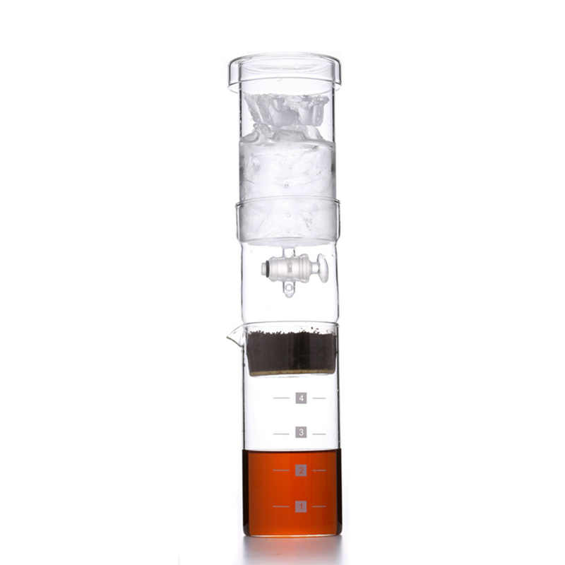 French Press Glass - 400ml dupla camada de fermentação fria