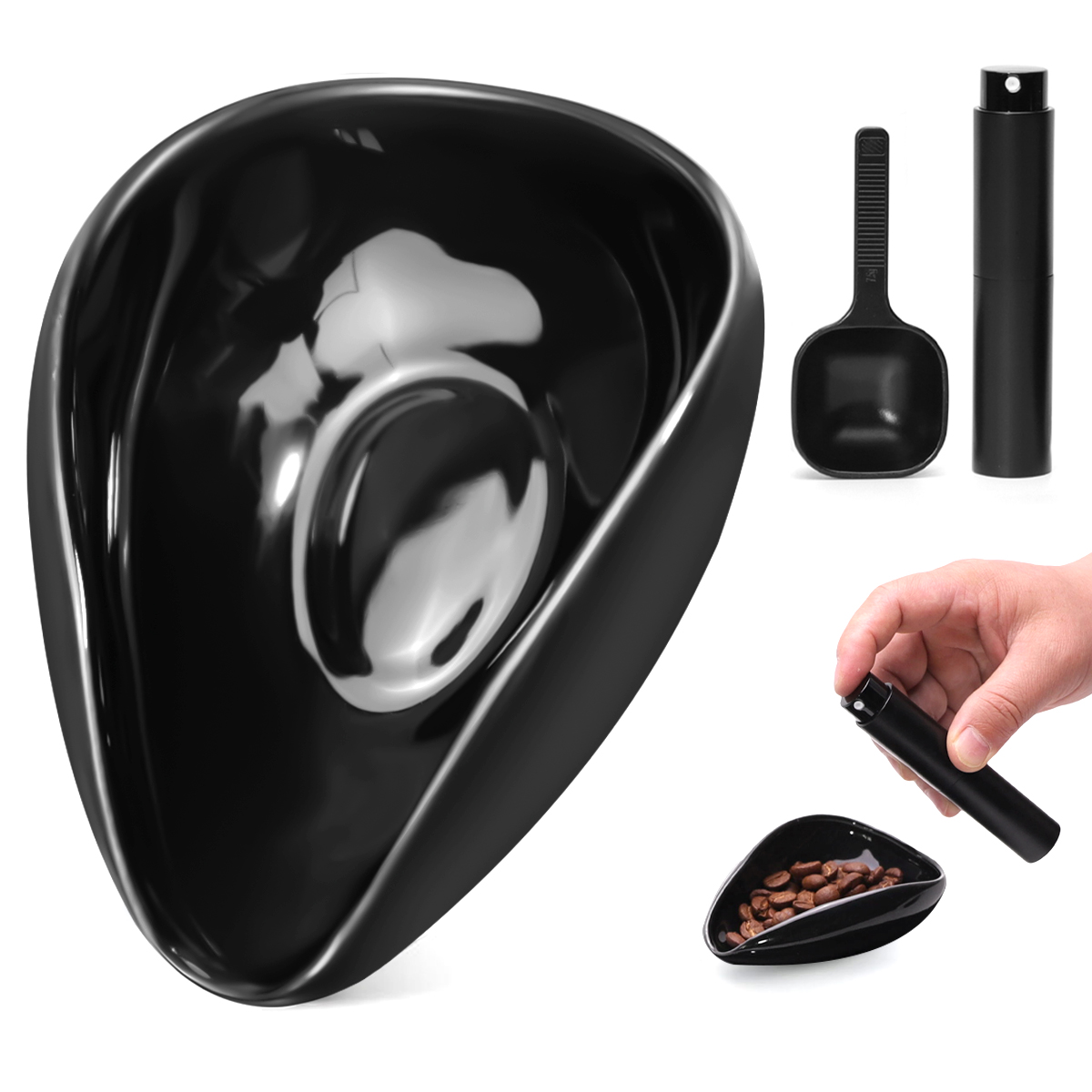 Coffee Tea Games - Conjunto de copo e colher doseador