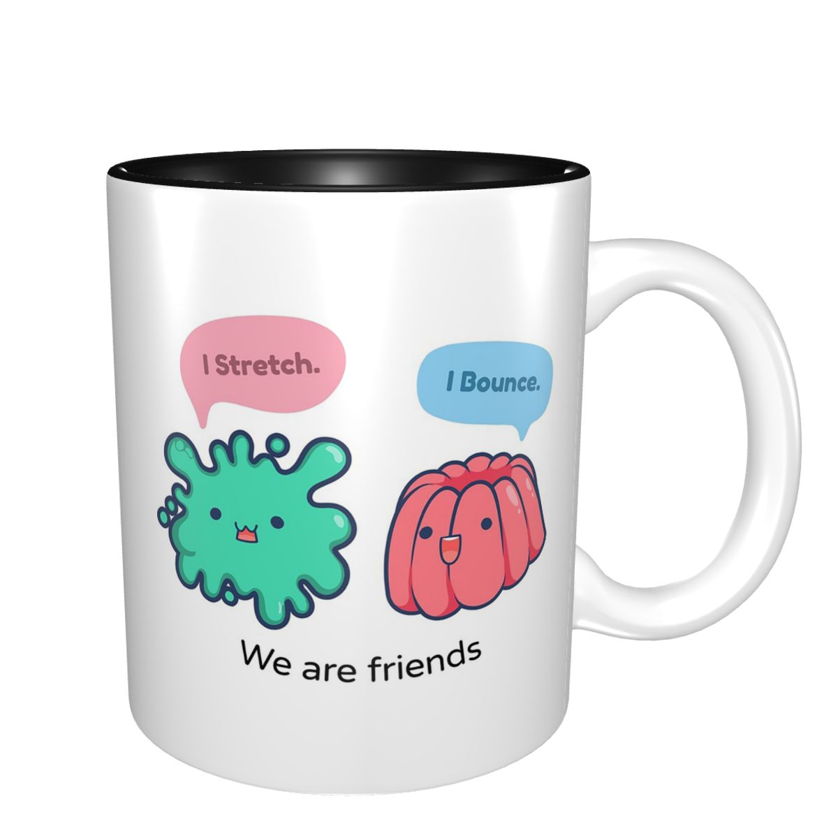Coffee Jelly Tea - Caneca de Cerâmica Divertida com Design