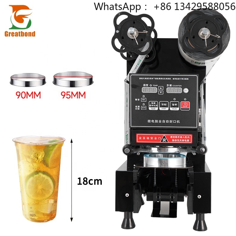 Coffee Tea Boba - Máquina de Selagem de Copos Elétrica