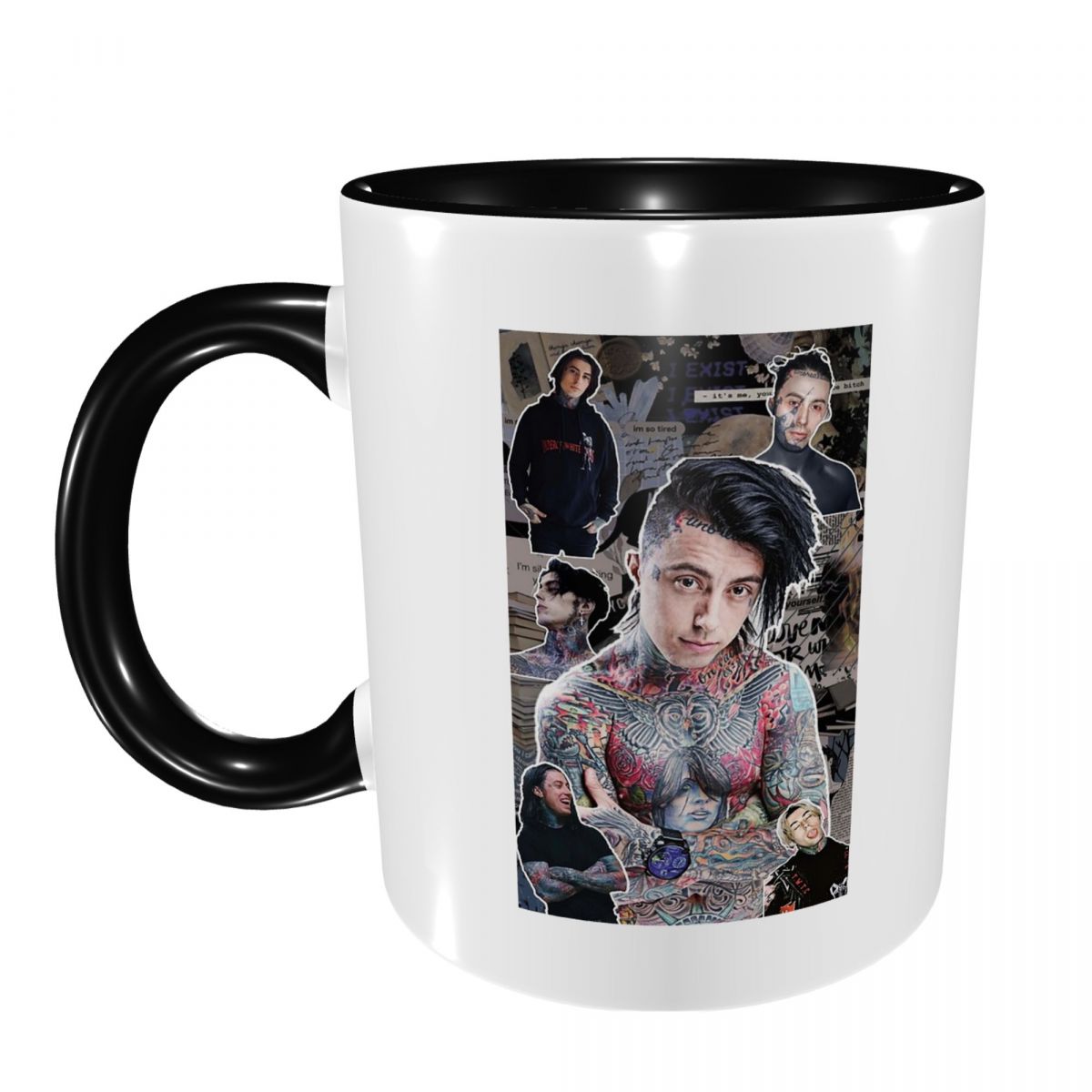 Coffee Tea Photos - Caneca de Cerâmica Engraçada de Alta