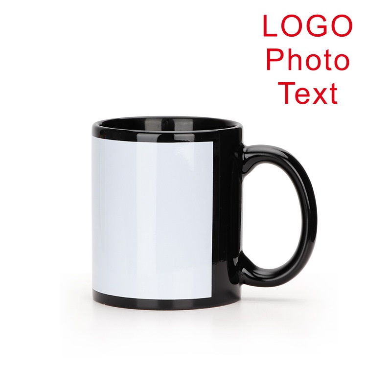 Copo preto diy logotipo cerâmi - Coffee Tea Photos avaliação e preço