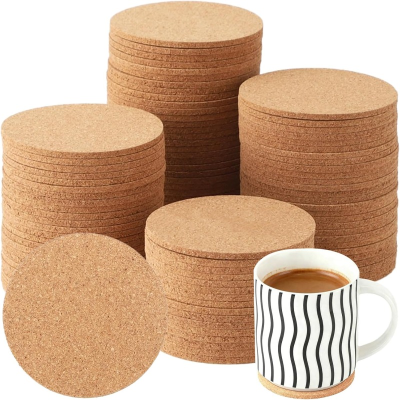 Porta-copos redondos de cortiç - Coffee Tea Holders avaliação e preço