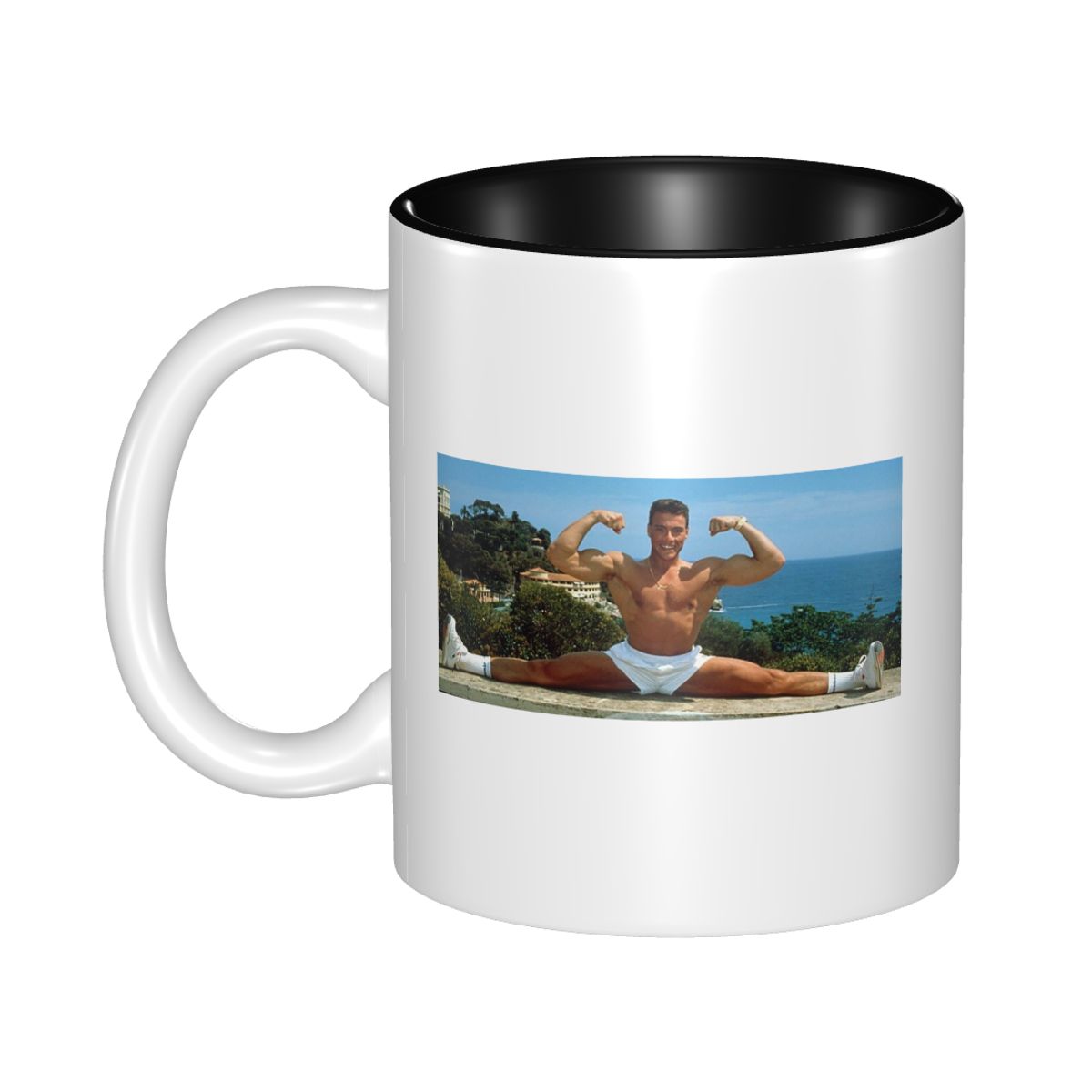 Caneca Engraçada de Cerâmica J - Coffee Tea Van avaliação e preço