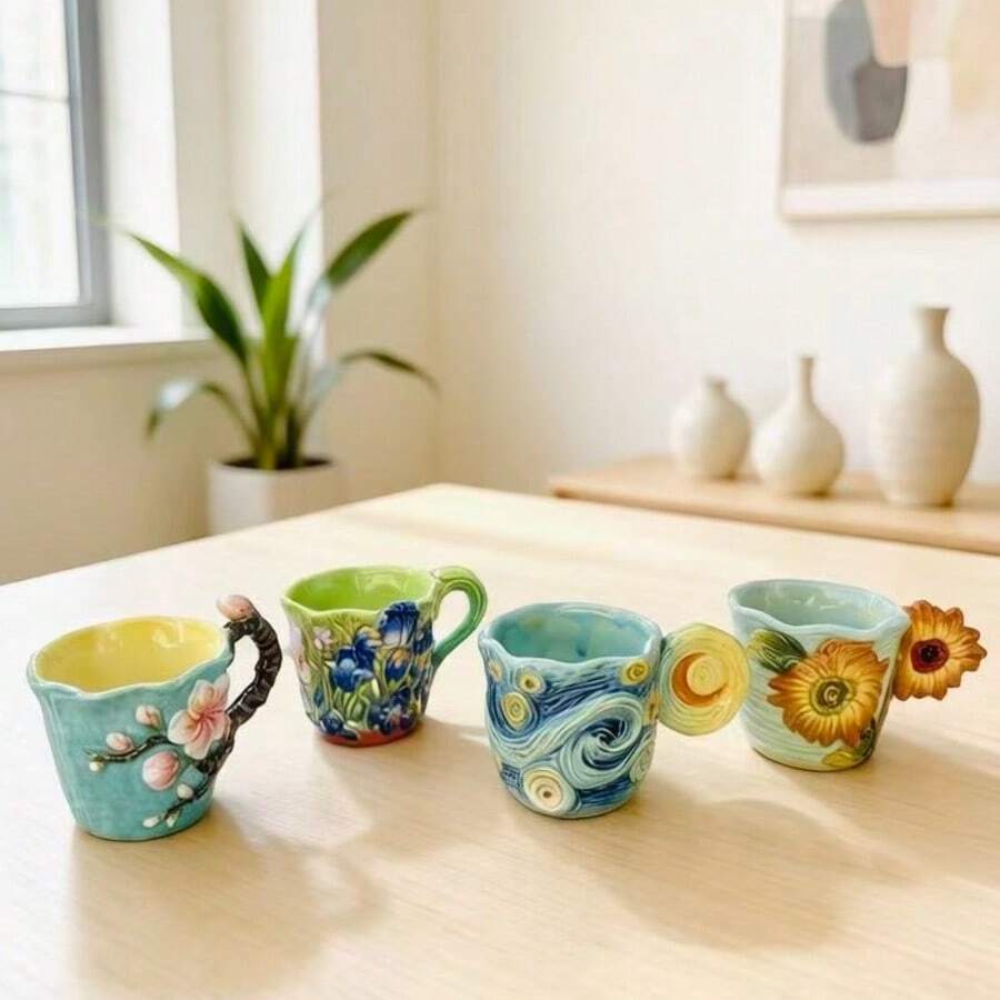 Conjunto de 4 xícaras de café  - Coffee Tea Van avaliação e preço
