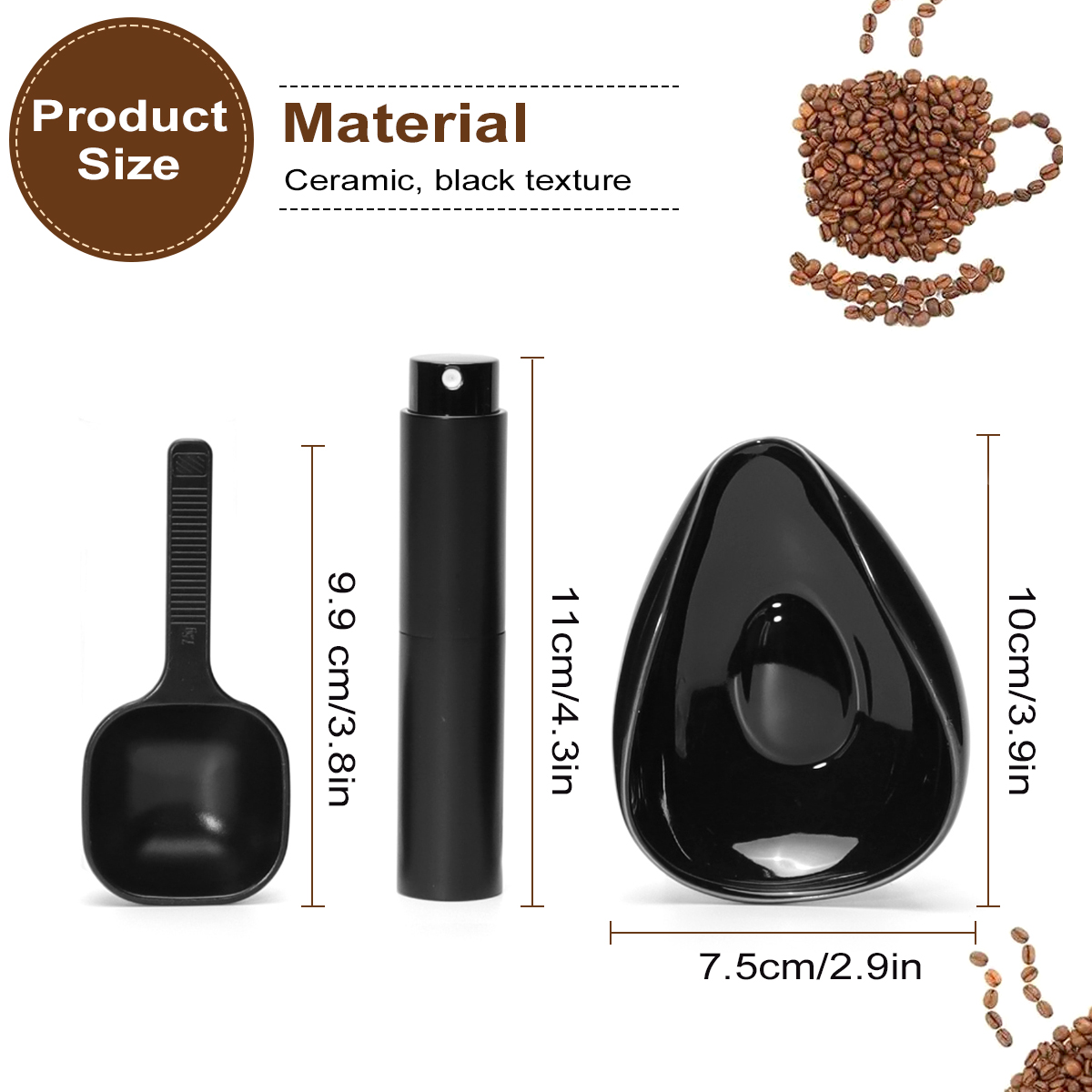 Conjunto de copo e colher dose - Coffee Tea Games avaliação e preço