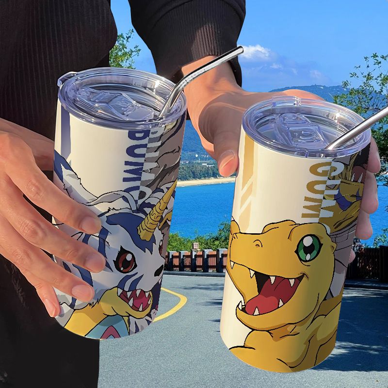 Digimon anime copo térmico per - Coffee Tea Shop avaliação e preço