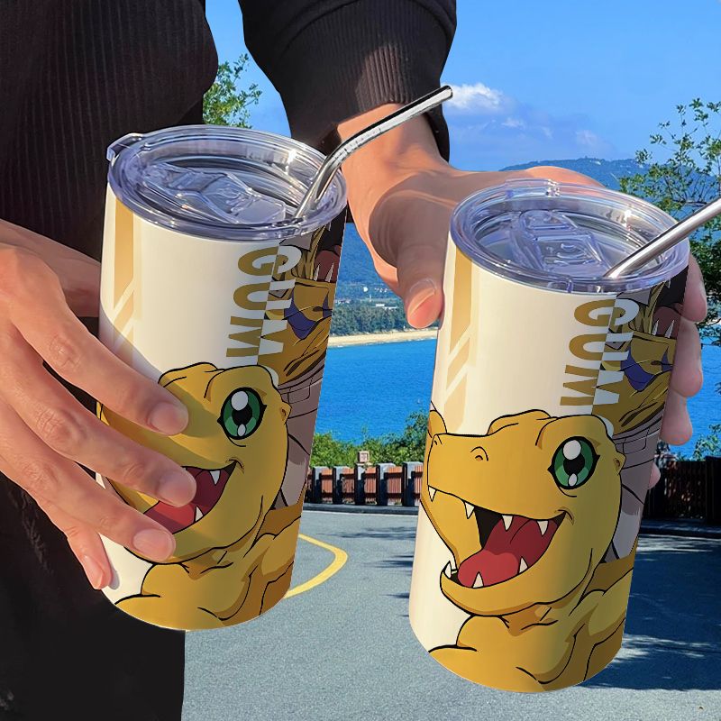 Digimon anime copo térmico per - Coffee Tea Shop avaliação e preço