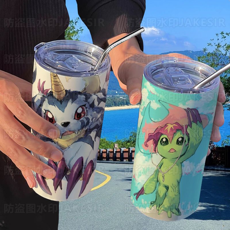 Digimon anime copo térmico per - Coffee Tea Shop avaliação e preço