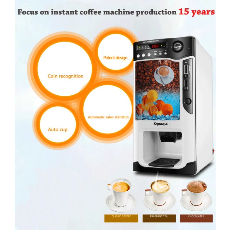 Máquina de Venda Automática de - Coffee Tea Vending Machine For Office avaliação e preço