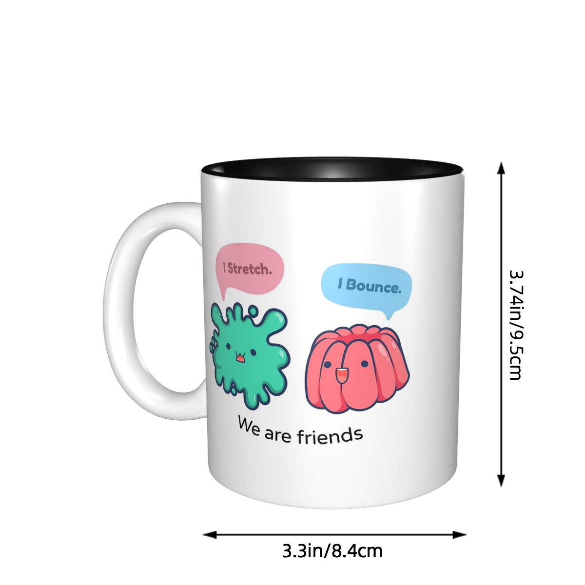 Caneca de Cerâmica Divertida c - Coffee Jelly Tea avaliação e preço