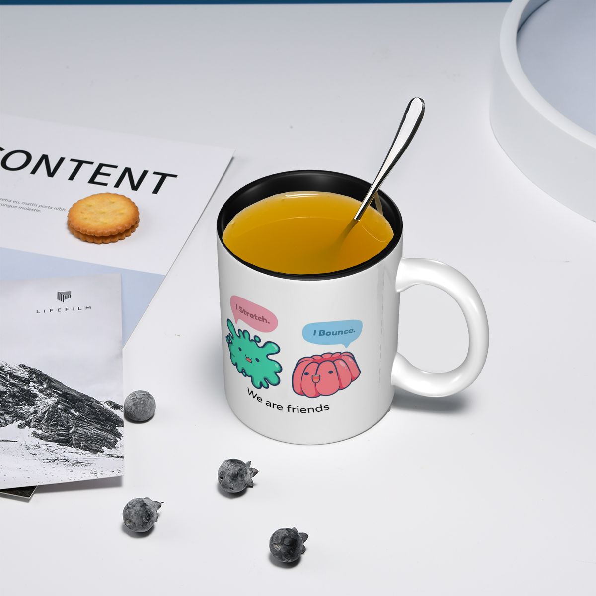 Caneca de Cerâmica Divertida c - Coffee Jelly Tea avaliação e preço