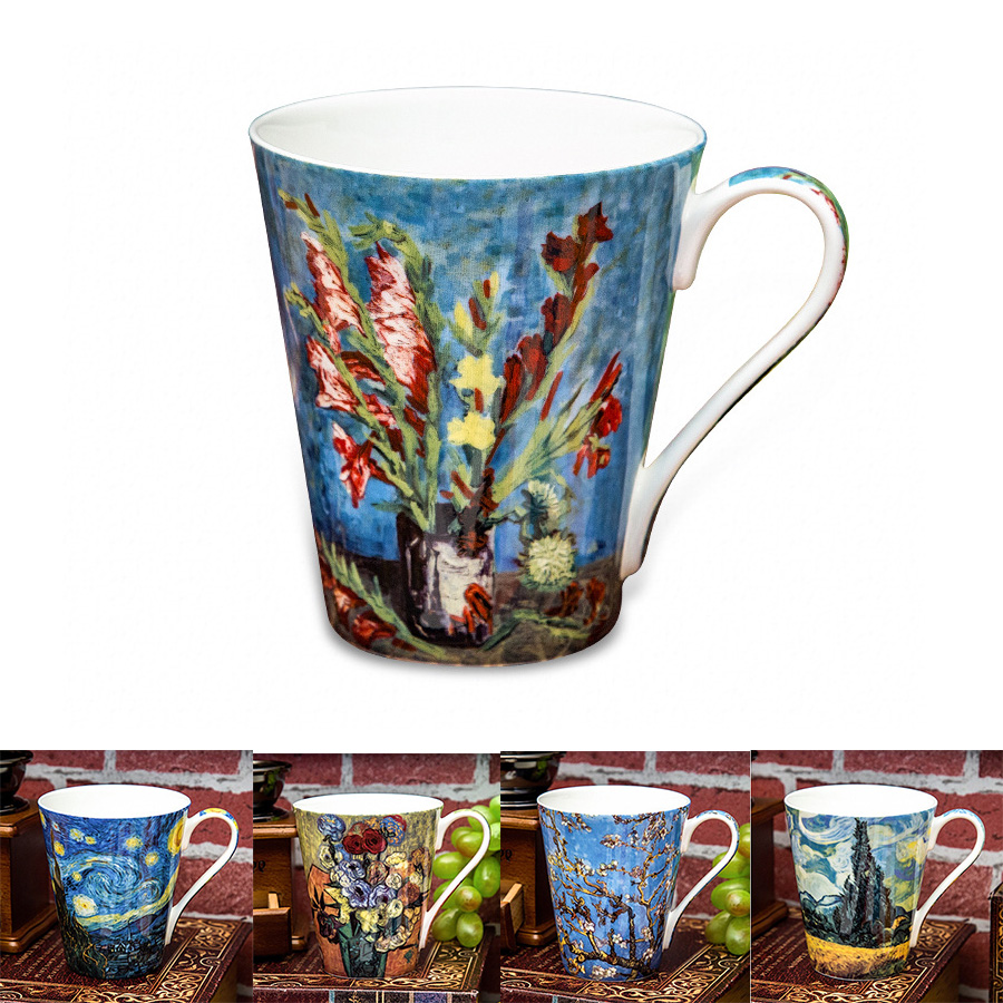 5 pçs conjunto osso china van  - Coffee Tea Van avaliação e preço