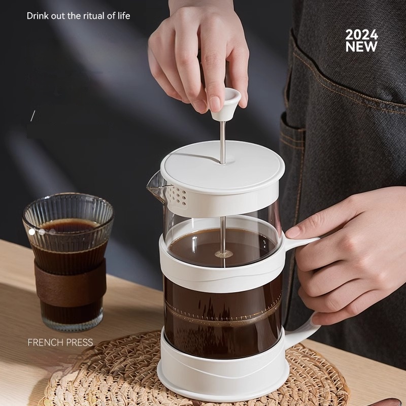 Gananxi mão imprensa cafeteira - French Press Glass avaliação e preço