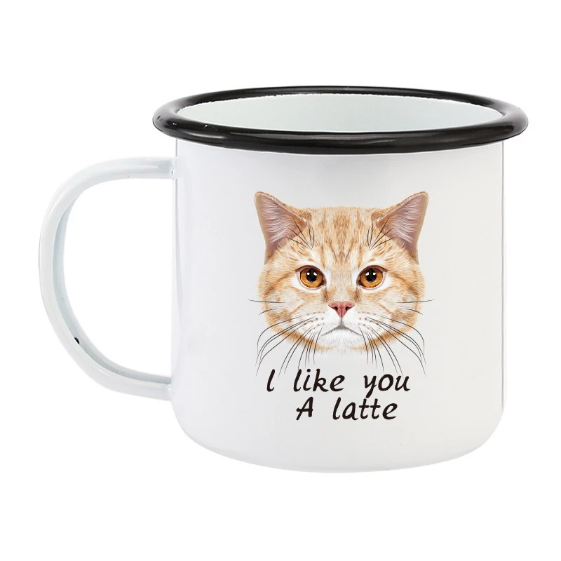 Caneca de Café Esmaltada 350ML - Coffee Tea Photos avaliação e preço