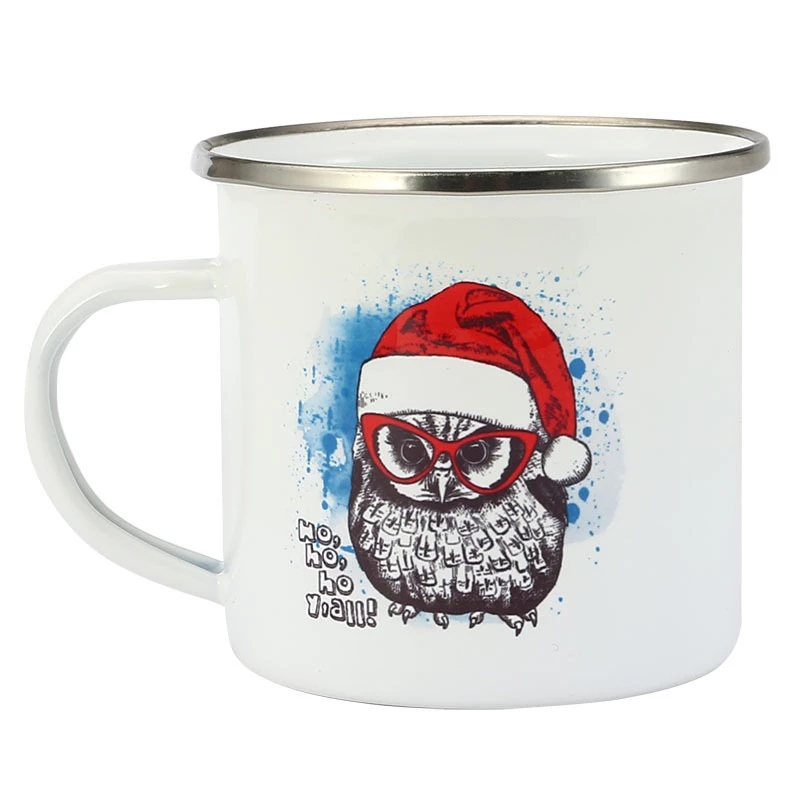 Caneca de Café Esmaltada 350ML - Coffee Tea Photos avaliação e preço