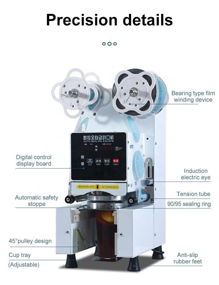 Máquina de Selagem de Copos El - Coffee Tea Boba avaliação e preço