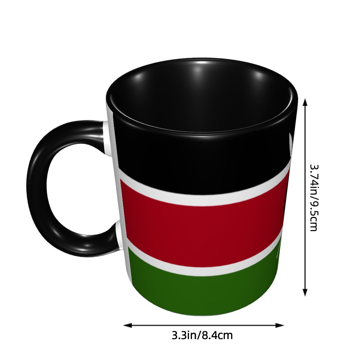 Caneca de café com bandeira do - Coffee Tea Kenya avaliação e preço