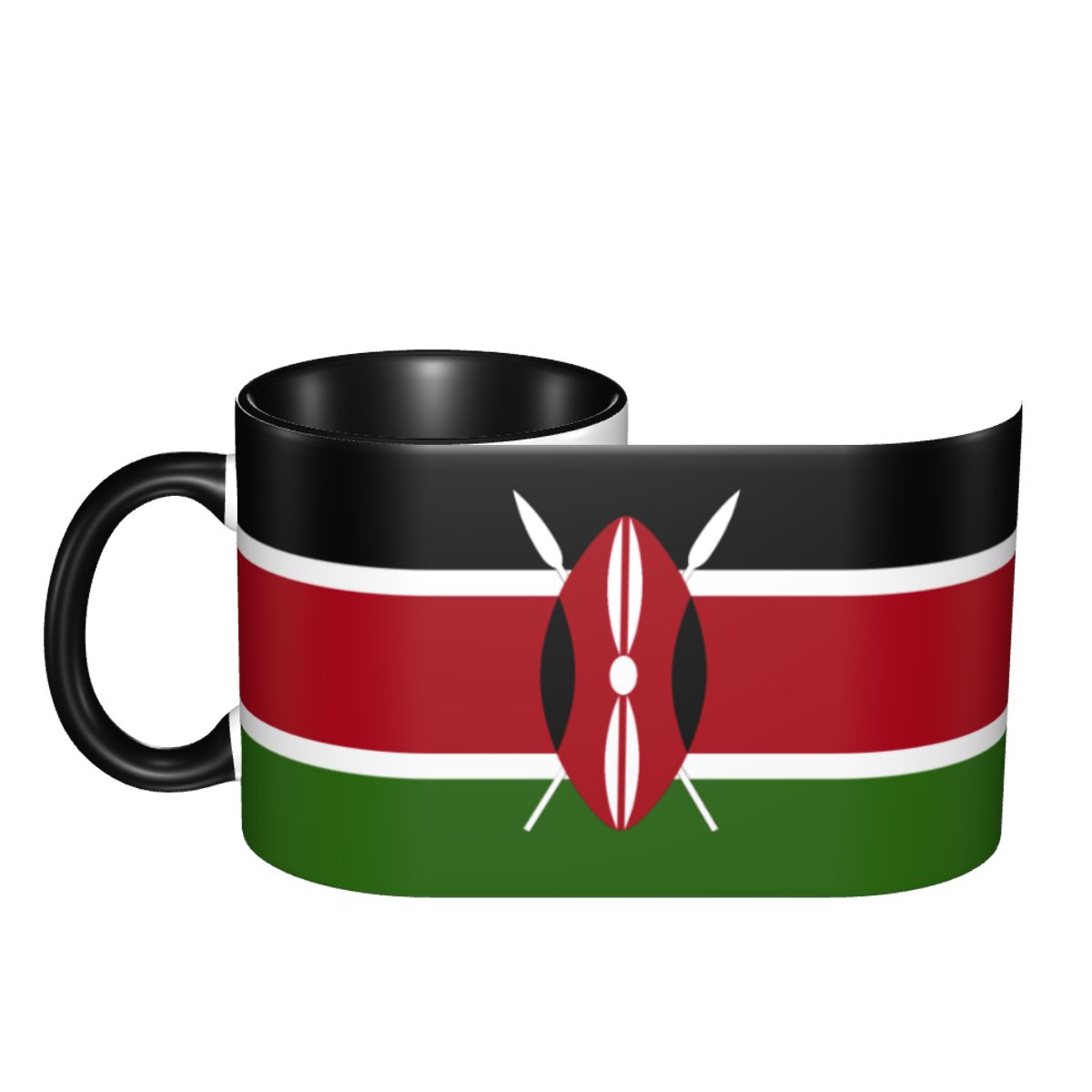 Caneca de café com bandeira do - Coffee Tea Kenya avaliação e preço